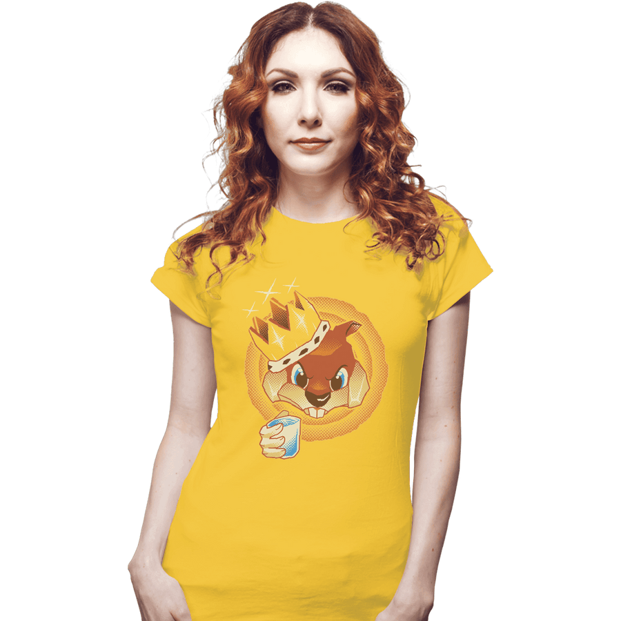 Shirts Fitted Shirts, Woman / Small / White Bad Fur Day