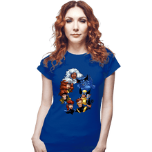 Load image into Gallery viewer, Daily_Deal_Shirts Fitted Shirts, Woman / Small / Royal Blue X-Men 30th
