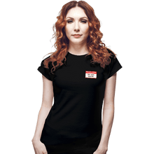 Load image into Gallery viewer, Secret_Shirts Fitted Shirts, Woman / Small / Black Hello There Kenobi
