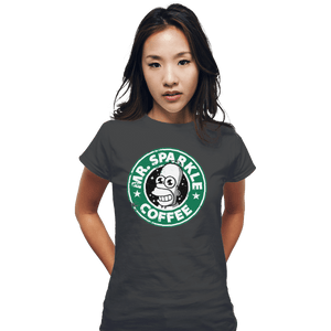 Shirts Fitted Shirts, Woman / Small / Charcoal Mr. Sparkle Coffee