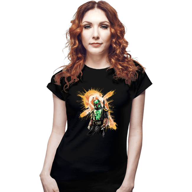 Shirts Fitted Shirts, Woman / Small / Black Boba Rises