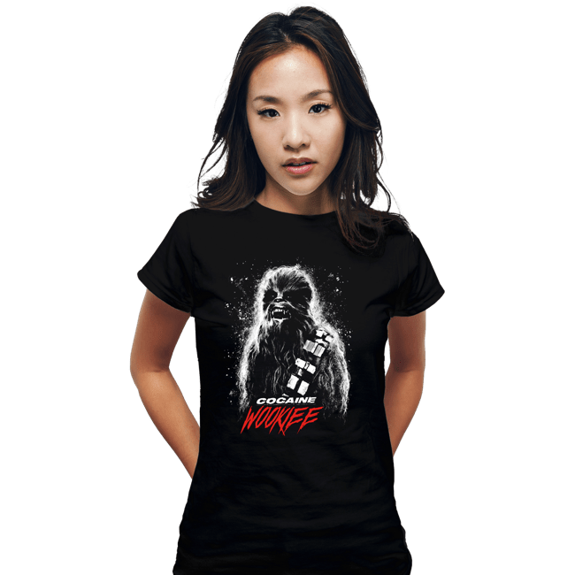 Secret_Shirts Fitted Shirts, Woman / Small / Black Horror Chewie!