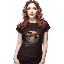 Load image into Gallery viewer, Secret_Shirts Fitted Shirts, Woman / Small / Black Krusty Brand Tee
