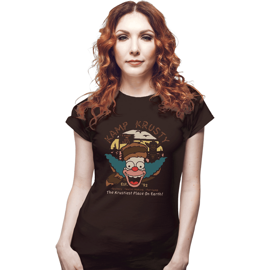 Secret_Shirts Fitted Shirts, Woman / Small / Black Krusty Brand Tee