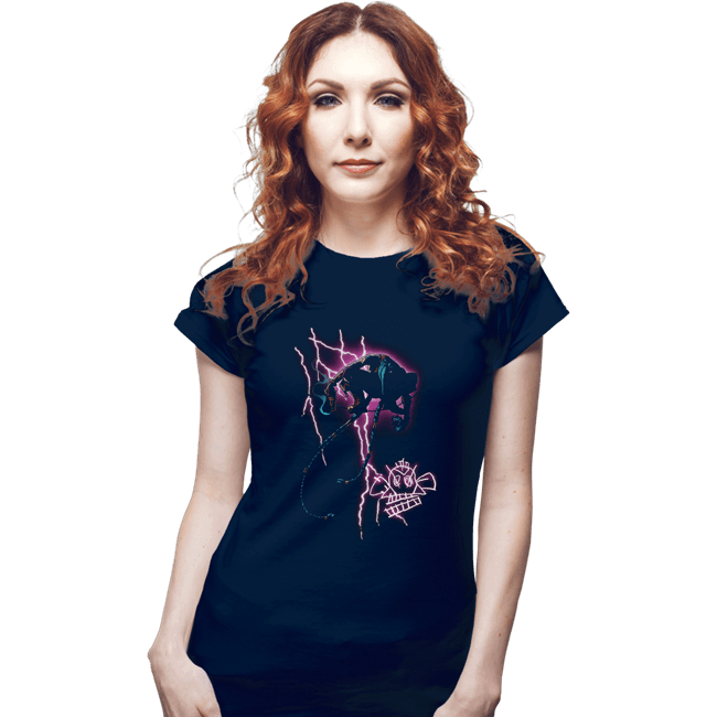Daily_Deal_Shirts Fitted Shirts, Woman / Small / Navy The Dark Sister