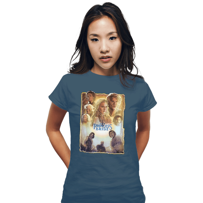 Secret_Shirts Fitted Shirts, Woman / Small / Indigo Blue The Princess Bride