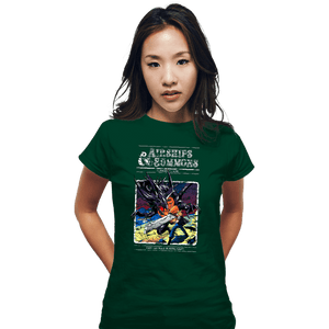 Secret_Shirts Fitted Shirts, Woman / Small / Irish Green Airships & Summons