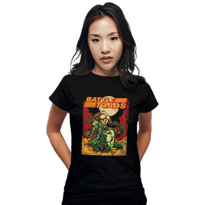 Shirts Fitted Shirts, Woman / Small / Black Battletoads
