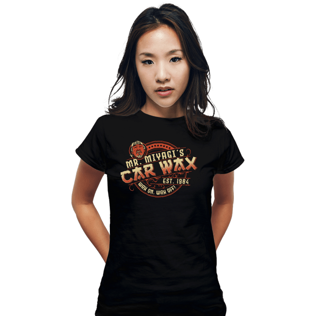 Daily_Deal_Shirts Fitted Shirts, Woman / Small / Black Miyagi Wax