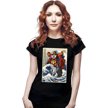 Load image into Gallery viewer, Shirts Fitted Shirts, Woman / Small / Black Heavyarms
