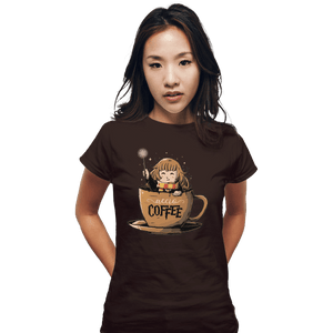 Shirts Fitted Shirts, Woman / Small / Black Accio Coffee
