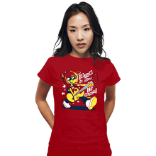 Load image into Gallery viewer, Secret_Shirts Fitted Shirts, Woman / Small / Red Jammer Lammy
