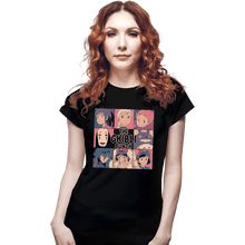 Load image into Gallery viewer, Shirts Fitted Shirts, Woman / Small / Black Ghibli Bunch
