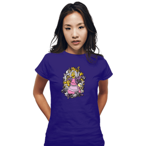 Secret_Shirts Fitted Shirts, Woman / Small / Violet Ameri-cat Beauty
