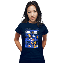 Load image into Gallery viewer, Secret_Shirts Fitted Shirts, Woman / Small / Navy Library Box
