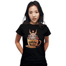Load image into Gallery viewer, Secret_Shirts Fitted Shirts, Woman / Small / Black Black Coffee Cup
