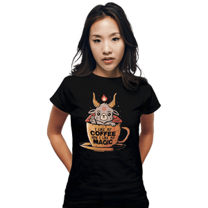Secret_Shirts Fitted Shirts, Woman / Small / Black Black Coffee Cup