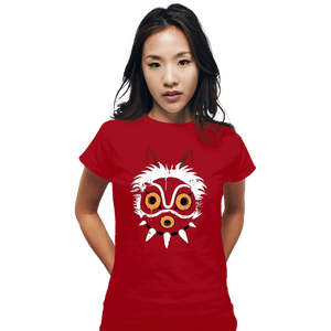Shirts Fitted Shirts, Woman / Small / Red Graffiti Princess