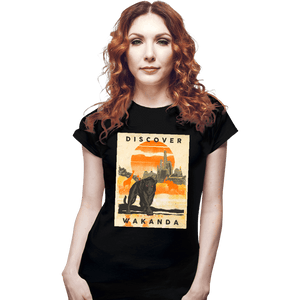Secret_Shirts Fitted Shirts, Woman / Small / Black Wakanda Vacation