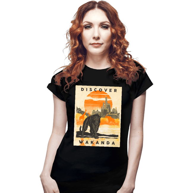 Secret_Shirts Fitted Shirts, Woman / Small / Black Wakanda Vacation