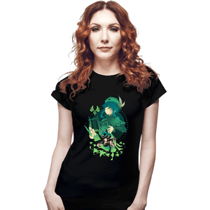 Daily_Deal_Shirts Fitted Shirts, Woman / Small / Black Windborne Bard Venti