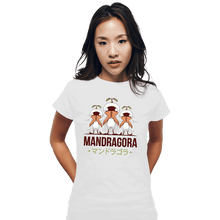 Load image into Gallery viewer, Shirts Fitted Shirts, Woman / Small / White Mandragoras
