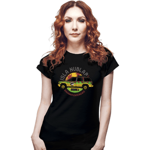 Daily_Deal_Shirts Fitted Shirts, Woman / Small / Black Isla Nublar Experience