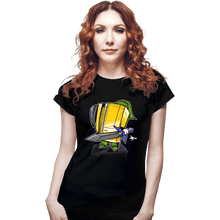 Load image into Gallery viewer, Shirts Fitted Shirts, Woman / Small / Black 8 Hit Hero
