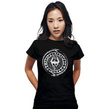 Load image into Gallery viewer, Shirts Fitted Shirts, Woman / Small / Black Dragon Born
