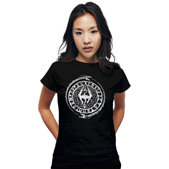 Shirts Fitted Shirts, Woman / Small / Black Dragon Born