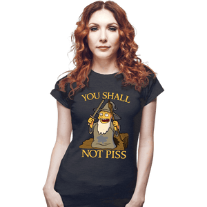 Shirts Fitted Shirts, Woman / Small / Dark Heather You Shall Not Piss
