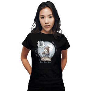 Shirts Fitted Shirts, Woman / Small / Black The Girl Who Waited