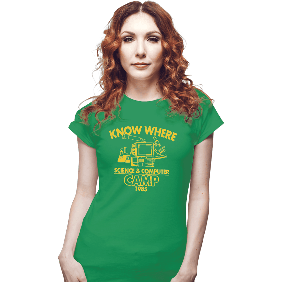 Shirts Fitted Shirts, Woman / Small / Irish Green Know Where Camp