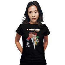 Load image into Gallery viewer, Shirts Fitted Shirts, Woman / Small / Black A Halloween Story
