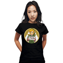 Load image into Gallery viewer, Shirts Fitted Shirts, Woman / Small / Black Dude, I&#39;m Not Zelda

