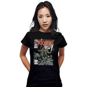 Shirts Fitted Shirts, Woman / Small / Black Voorhees Wolverine
