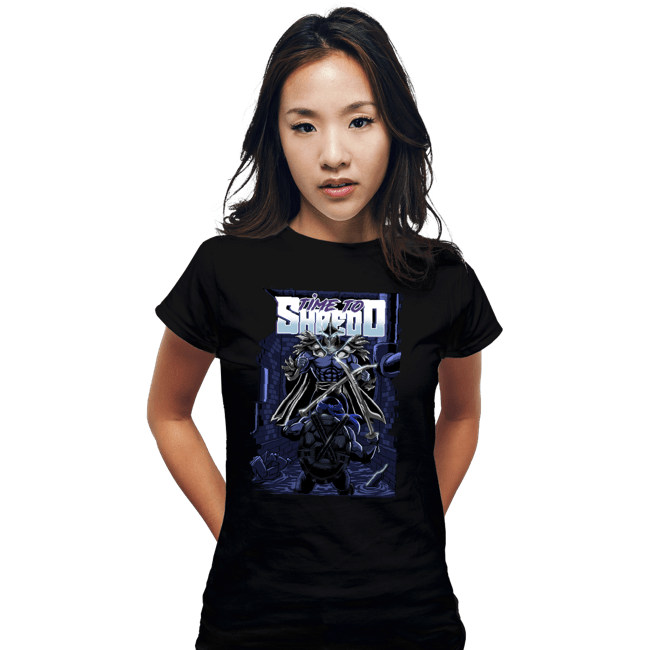 Secret_Shirts Fitted Shirts, Woman / Small / Black Time To Shredd