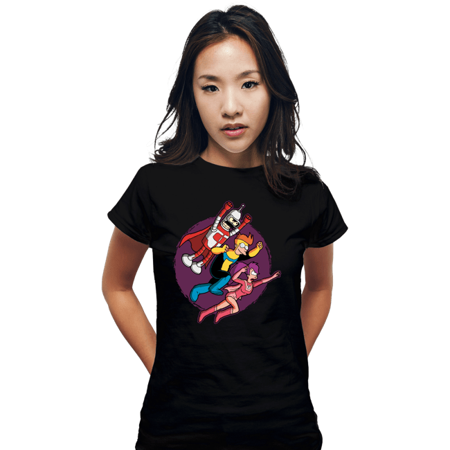 Daily_Deal_Shirts Fitted Shirts, Woman / Small / Black Invincirama