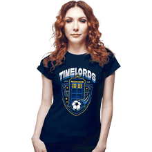 Load image into Gallery viewer, Shirts Fitted Shirts, Woman / Small / Navy Timelords Football Team
