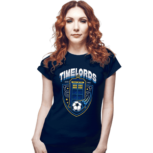 Shirts Fitted Shirts, Woman / Small / Navy Timelords Football Team