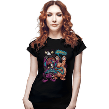 Load image into Gallery viewer, Shirts Fitted Shirts, Woman / Small / Black Real Monsters
