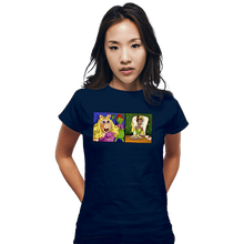 Load image into Gallery viewer, Shirts Fitted Shirts, Woman / Small / Navy Jealous Piggy
