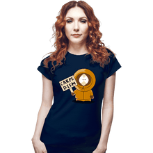 Load image into Gallery viewer, Shirts Fitted Shirts, Woman / Small / Navy Carpe Diem
