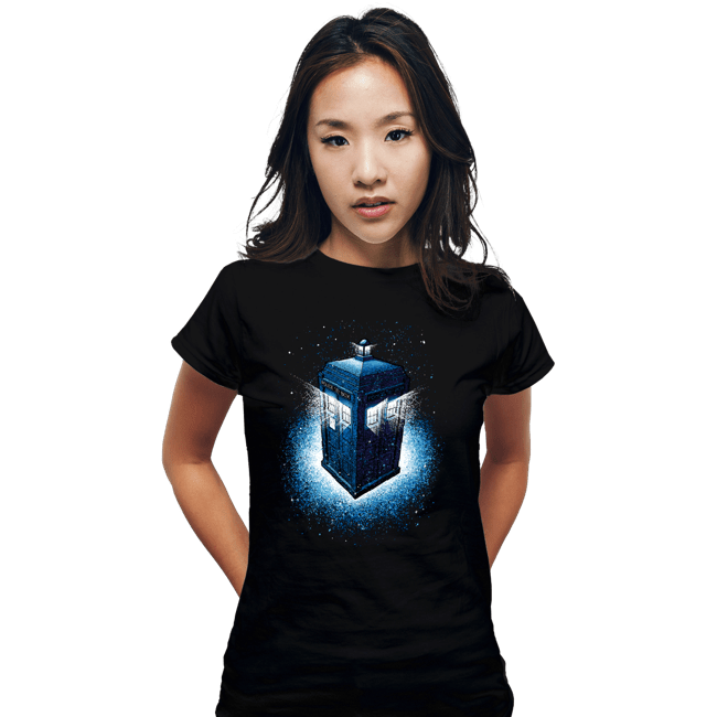 Daily_Deal_Shirts Fitted Shirts, Woman / Small / Black Time And Relative Dimension In Space