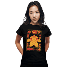 Load image into Gallery viewer, Daily_Deal_Shirts Fitted Shirts, Woman / Small / Black Bowser Model Sprue
