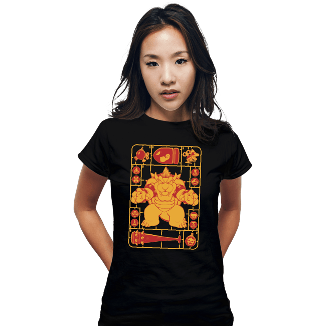 Daily_Deal_Shirts Fitted Shirts, Woman / Small / Black Bowser Model Sprue