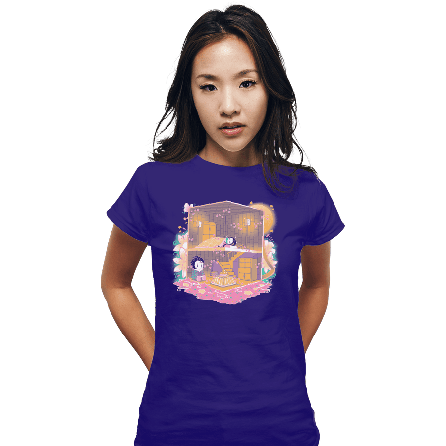 Shirts Fitted Shirts, Woman / Small / Violet Box House