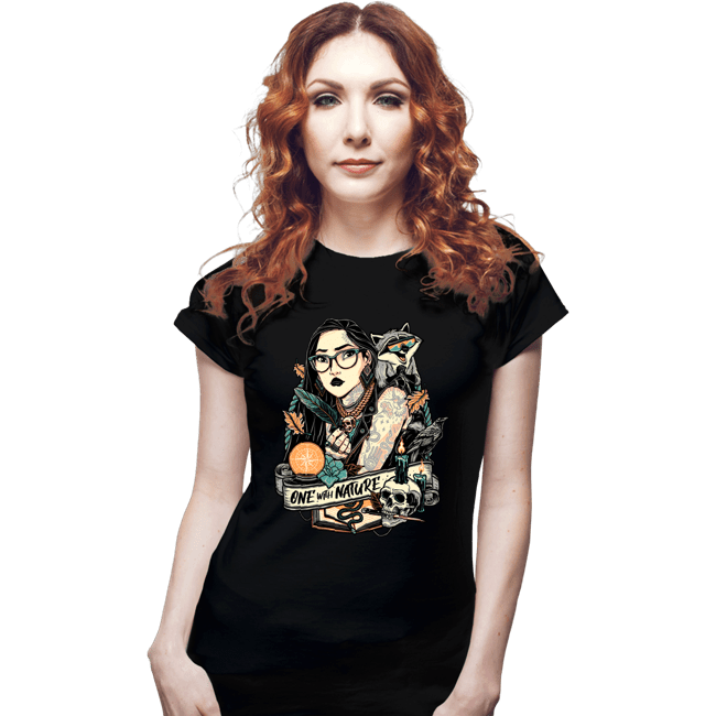Daily_Deal_Shirts Fitted Shirts, Woman / Small / Black One With Nature