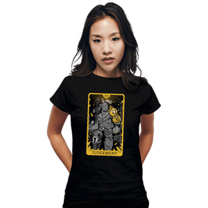 Shirts Fitted Shirts, Woman / Small / Black Tarot Judgement