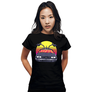 Secret_Shirts Fitted Shirts, Woman / Small / Black 80s Outatime